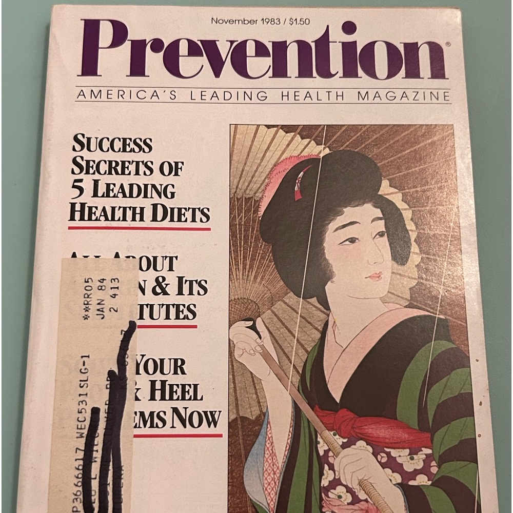 Women’s Vintage Prevention Magazine. November 1983.